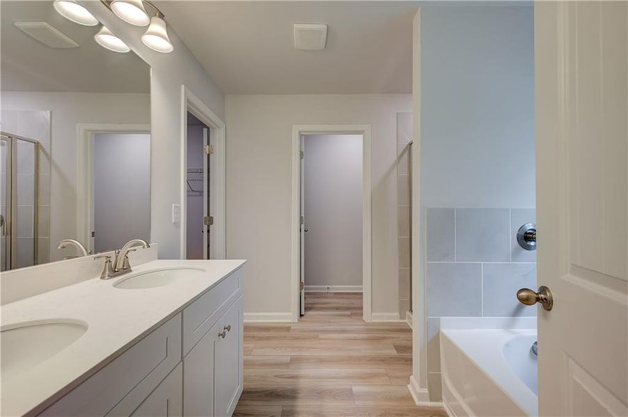 Furnished interior view inside a new home in Abbotts Crossing, Conyers (Image 9).