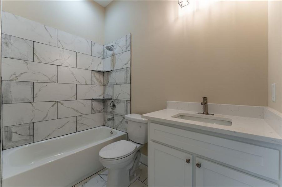 Furnished interior view inside a new home in , Suwanee (Image 9).