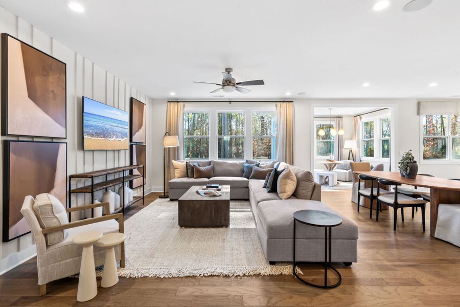 Representative furnished interior of a home built from the Eldorado by Mattamy Homes in Madison Park, Lillington (Image 15).