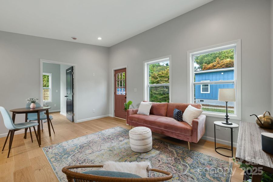 Furnished interior view inside a new home in , Asheville (Image 16). Furnished interior view inside a new home in , Asheville (Image 16).