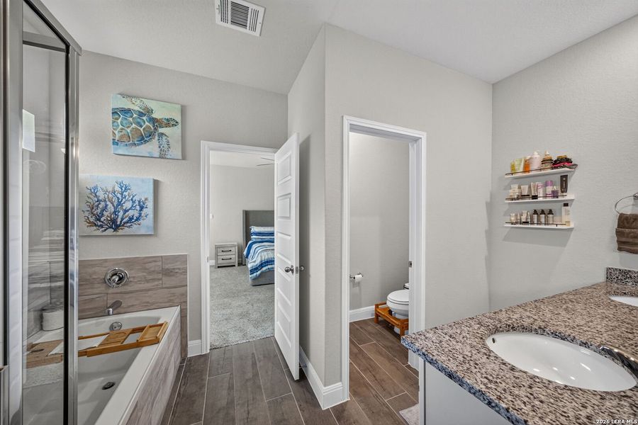 Furnished interior view inside a new home in , Cibolo (Image 29).