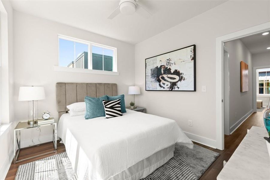 Furnished interior view inside a new home in , Atlanta (Image 23). Furnished interior view inside a new home in , Atlanta (Image 23).