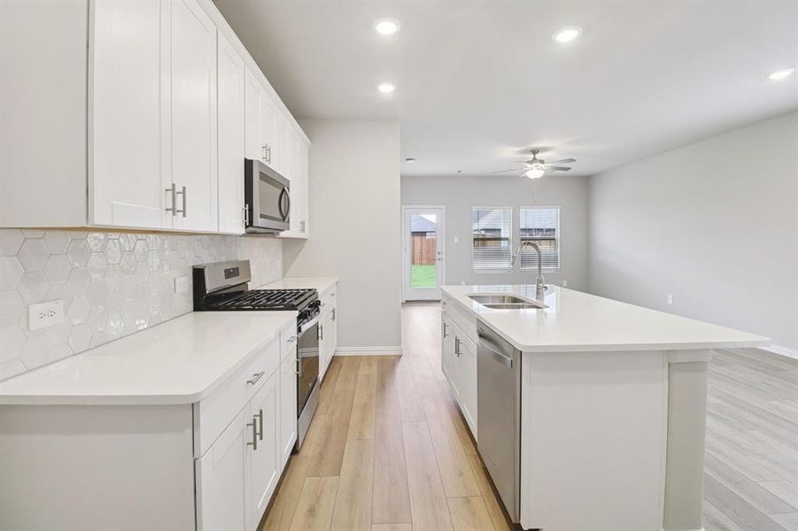 Furnished interior view inside a new home in Lakehaven - Spring Series, Farmersville (Image 10).