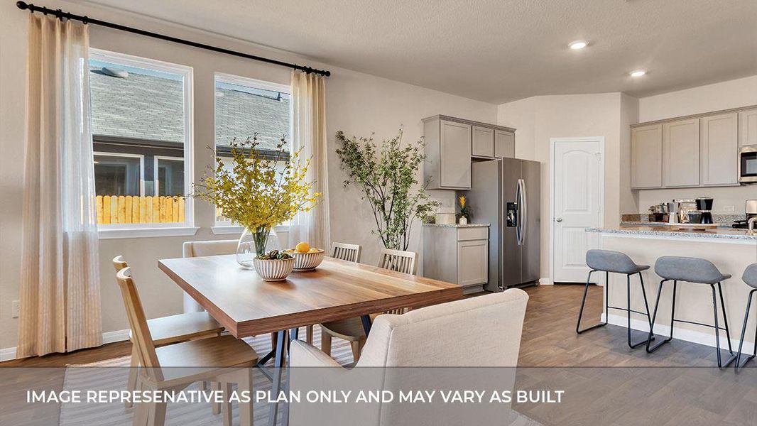 Furnished interior view inside a new home in Prairie Lakes, Buda (Image 11).