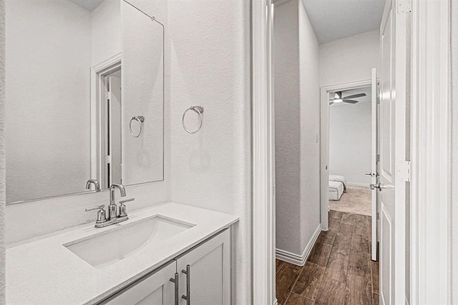 Furnished interior view inside a new home in Wildflower Ranch, Fort Worth (Image 26).