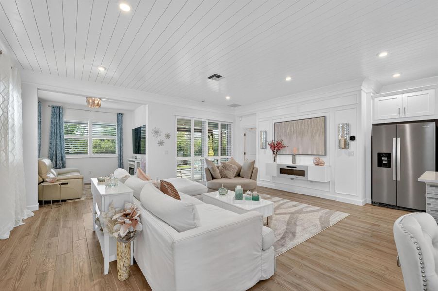 Furnished interior view inside a new home in Tradition - Telaro, Port St. Lucie (Image 19).