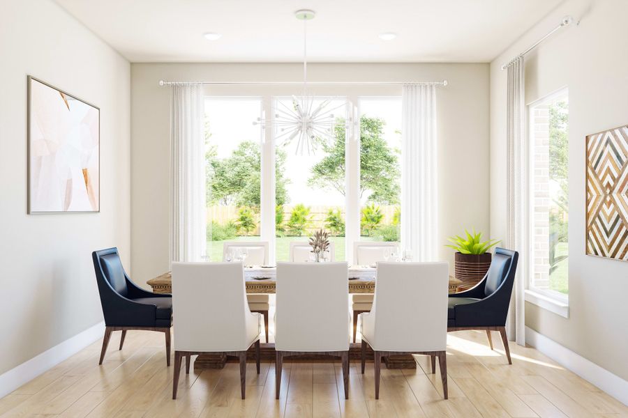 Furnished interior view inside a new home in Clopton Farms, Montgomery (Image 9).
