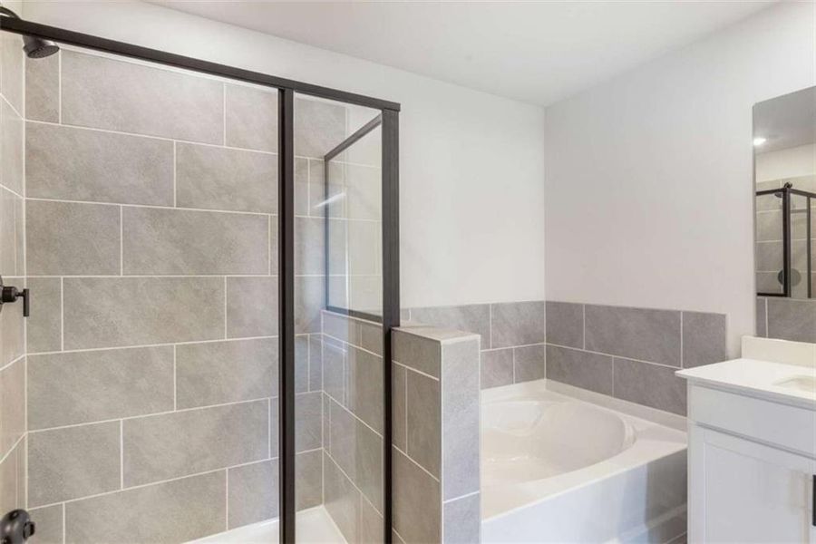 Furnished interior view inside a new home in , Conyers (Image 10).