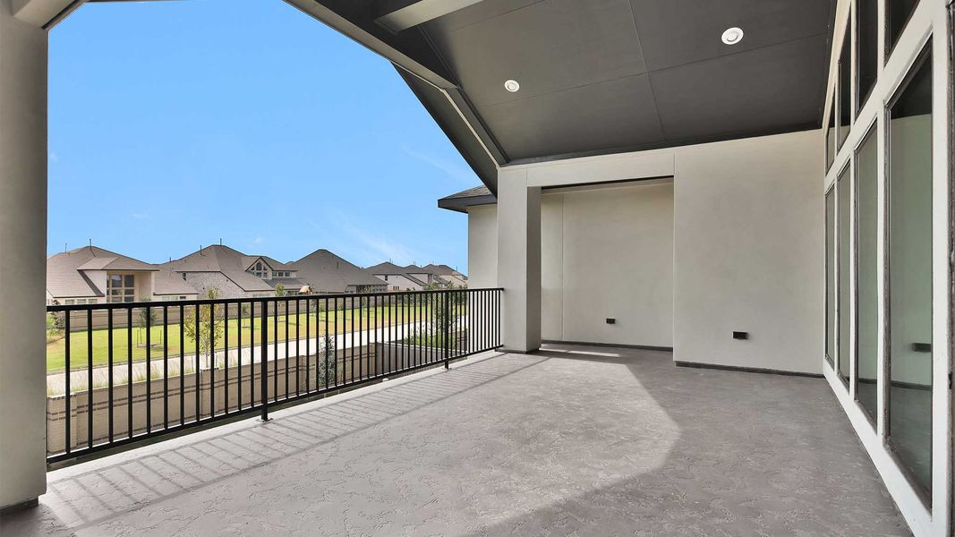 Exterior details and patio area of a home in Bristol Valley, Heath (Image 3).