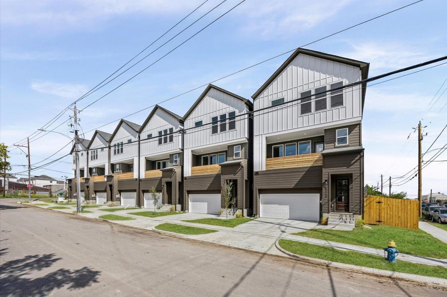 Front exterior of a new home in , Houston, TX, highlighting curb appeal (Image 26). Front exterior of a new home in , Houston, TX, highlighting curb appeal (Image 26).