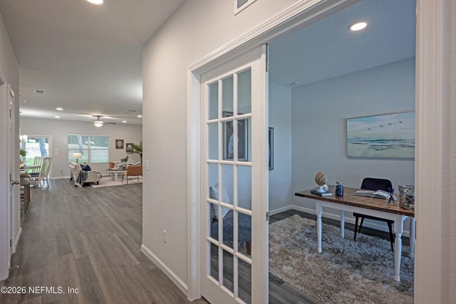 Furnished interior view inside a new home in , Jacksonville (Image 46).