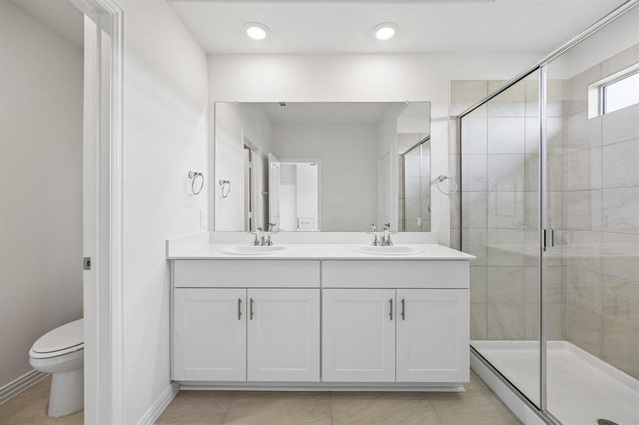 Furnished interior view inside a new home in Stella Hills, Denton (Image 16).