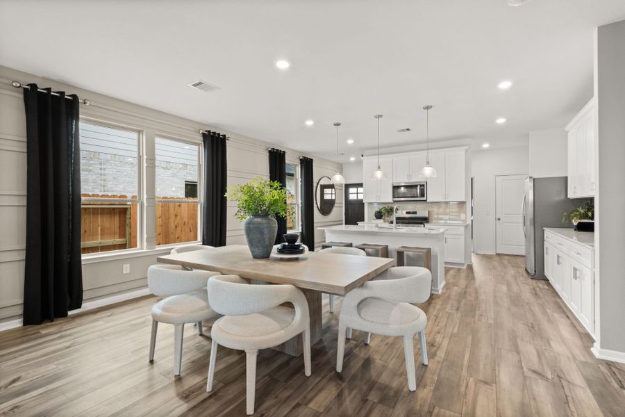 Open Concept Dining Area Open Concept Dining Area