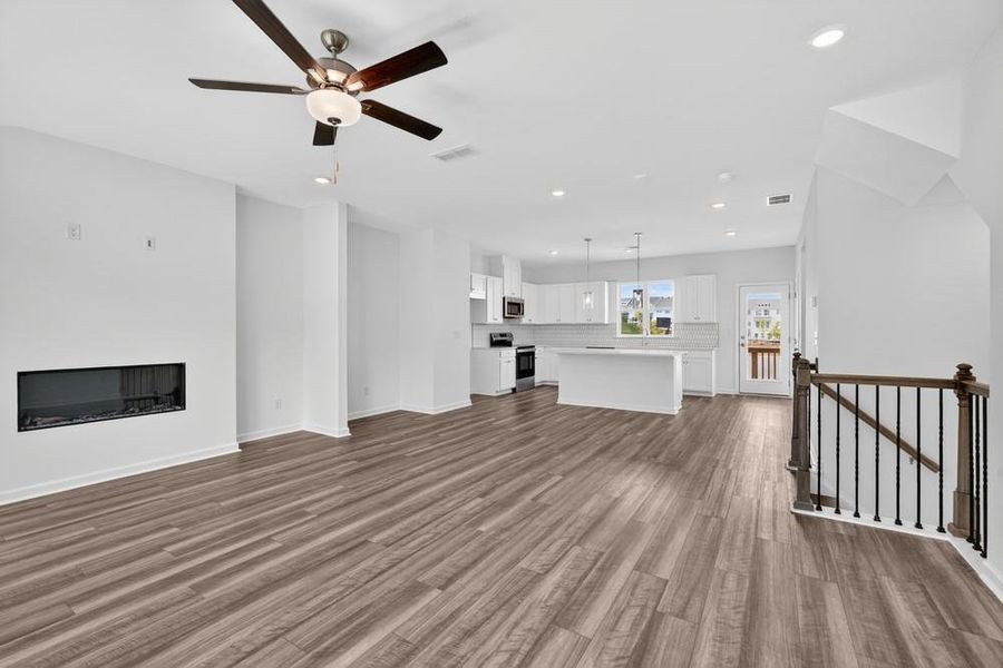 Spacious, unfurnished interior of a new home in Chandler Run, Tucker (Image 16). Spacious, unfurnished interior of a new home in Chandler Run, Tucker (Image 16).