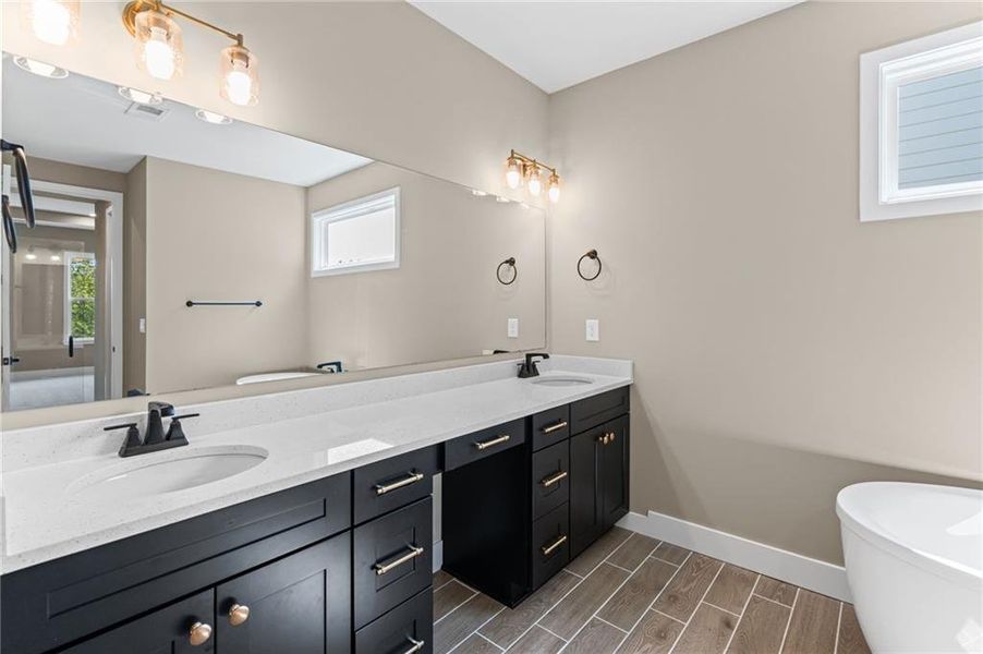 Furnished interior view inside a new home in Twin Lakes, Hoschton (Image 5).