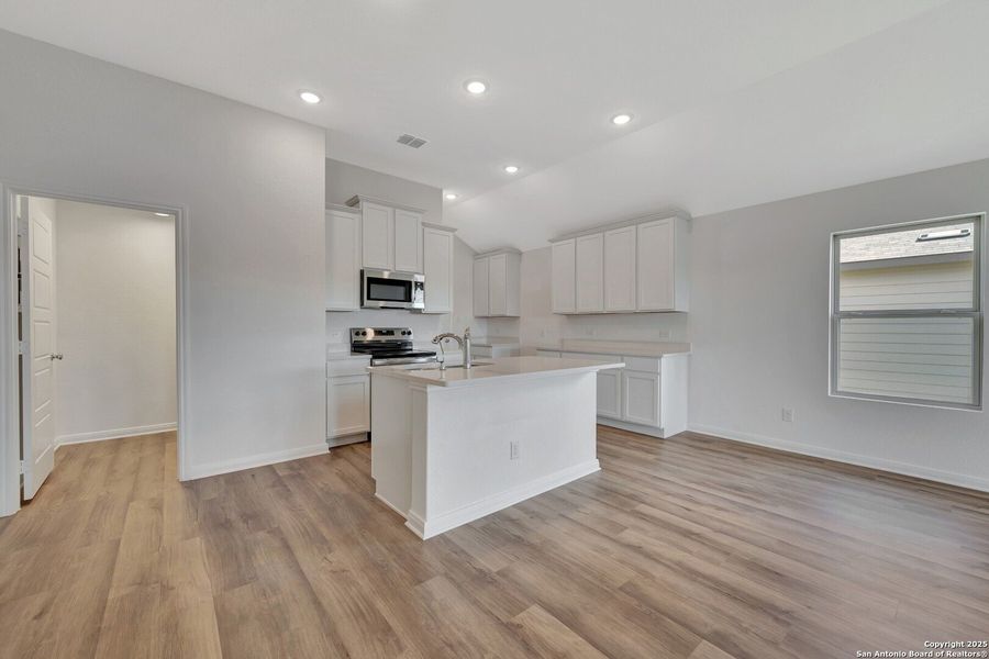 Furnished interior view inside a new home in Greenspoint Heights, Seguin (Image 4).
