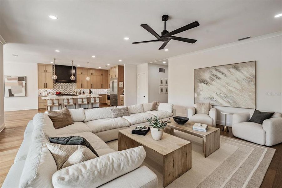 Furnished interior view inside a new home in , Tampa (Image 64).