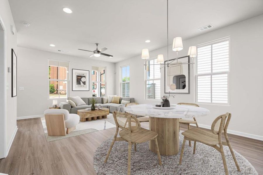 Furnished interior view inside a new home in Harmony, Auburn (Image 17).