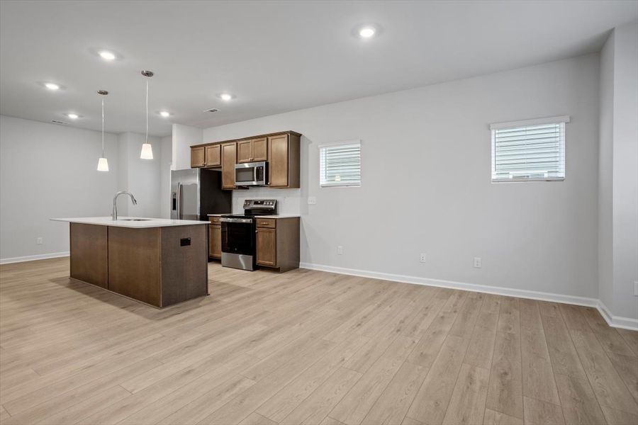 Furnished interior view inside a new home in Renaissance at White Oak, Garner (Image 6).