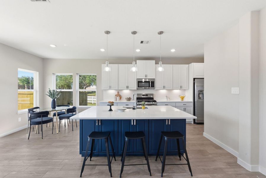 Furnished interior view inside a new home in , Fresno (Image 12).
