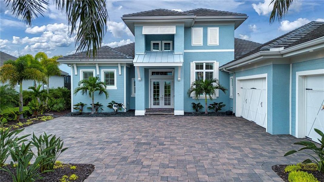 Front exterior of a new home in , Bradenton, FL, highlighting curb appeal (Image 24). Front exterior of a new home in , Bradenton, FL, highlighting curb appeal (Image 24).