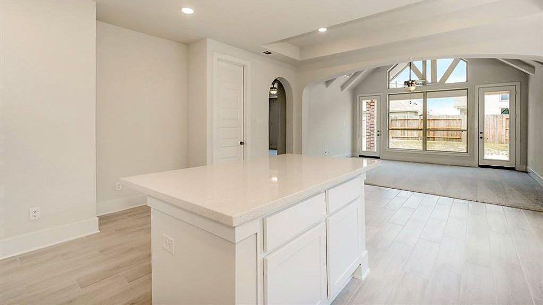 Furnished interior view inside a new home in Grand Central Park, Conroe (Image 8).
