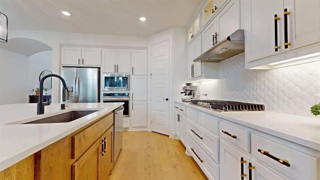 Furnished interior view inside a new home in Pecan Square: 40ft. lots, Northlake (Image 11).