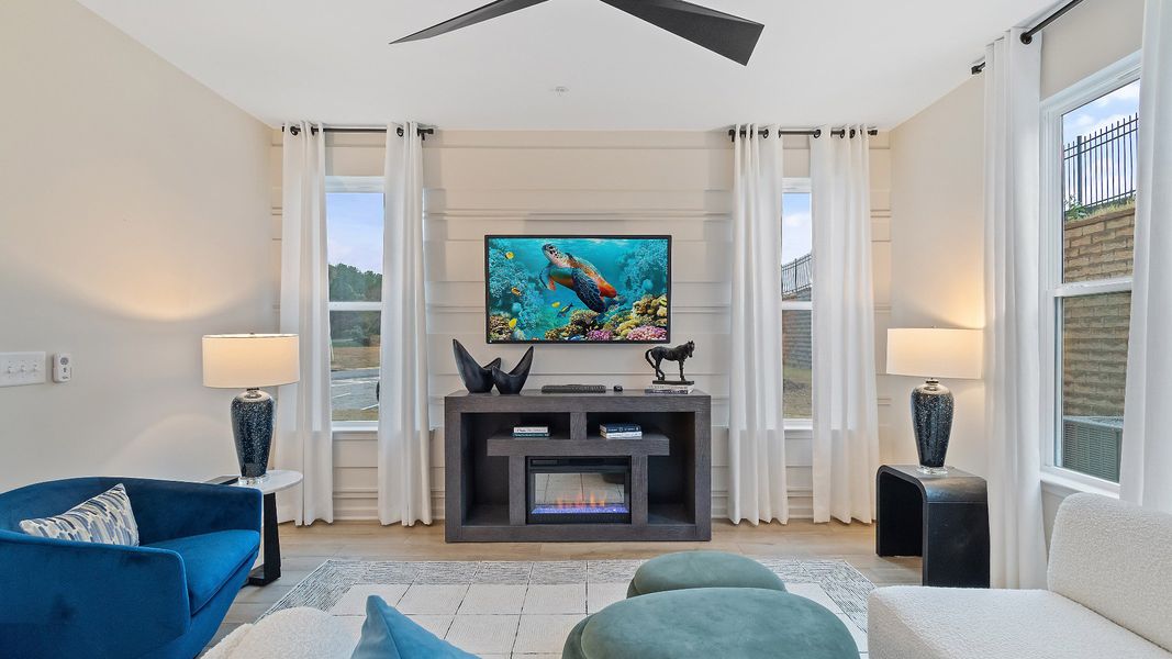 Furnished interior view inside a new home in Auburn Ridge, Riverdale (Image 11). Furnished interior view inside a new home in Auburn Ridge, Riverdale (Image 11).