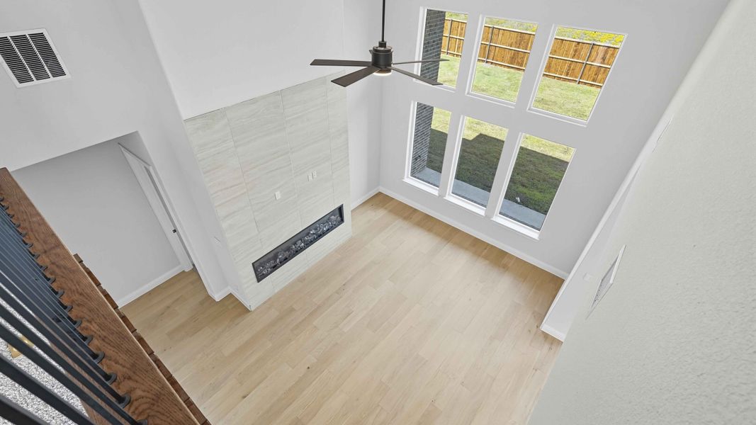 Representative unfurnished interior of a home built from the MESA by D.R. Horton in Clearview Ranch, Royse City (Image 21). Representative unfurnished interior of a home built from the MESA by D.R. Horton in Clearview Ranch, Royse City (Image 21).