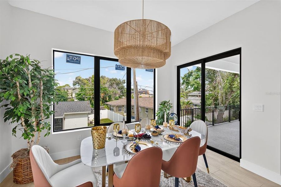 Furnished interior view inside a new home in , St. Petersburg (Image 28).