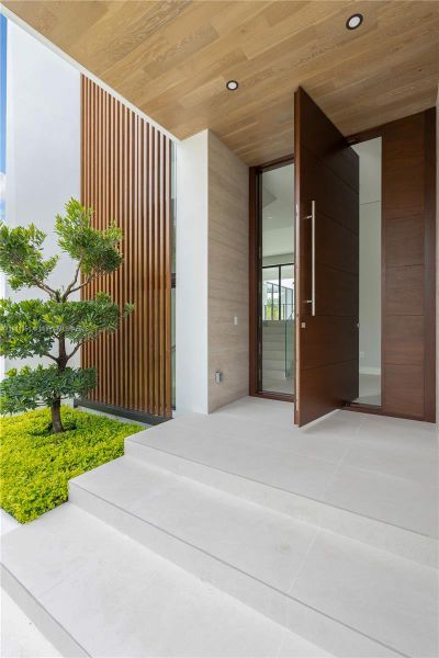 Exterior details and patio area of a home in , Key Biscayne (Image 3). Exterior details and patio area of a home in , Key Biscayne (Image 3).