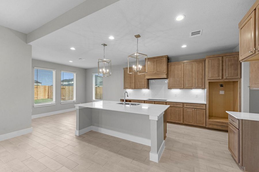 Furnished interior view inside a new home in Morton Creek Ranch, Katy (Image 9).