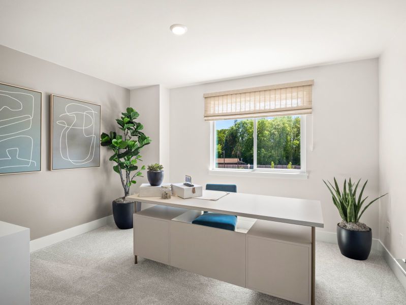 Representative furnished interior of a home built from the Hawthorne by Risewell Homes in Elevon, Lavon (Image 7). Representative furnished interior of a home built from the Hawthorne by Risewell Homes in Elevon, Lavon (Image 7).