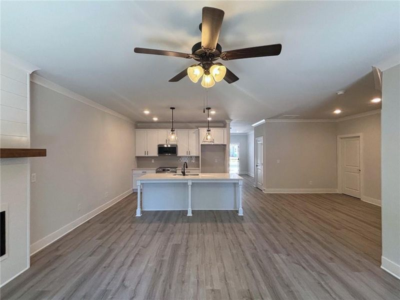 Furnished interior view inside a new home in , Cleveland (Image 4).