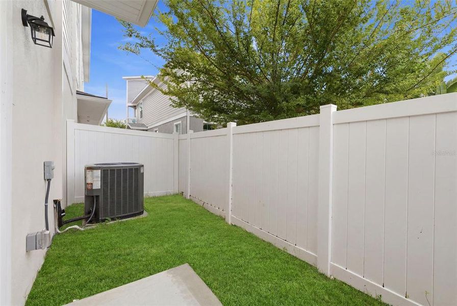 Exterior details and patio area of a home in , Tampa (Image 21). Exterior details and patio area of a home in , Tampa (Image 21).
