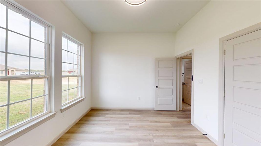 Spacious, unfurnished interior of a new home in , Point (Image 18).