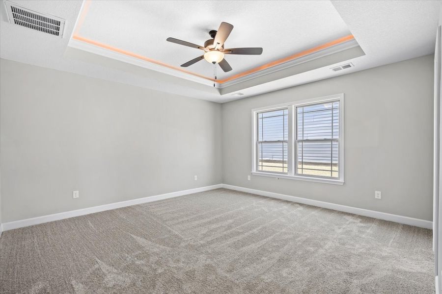 Representative unfurnished interior of a home built from the Wellford by Enchanted Homes in Hampshire Heights, Moore (Image 18).
