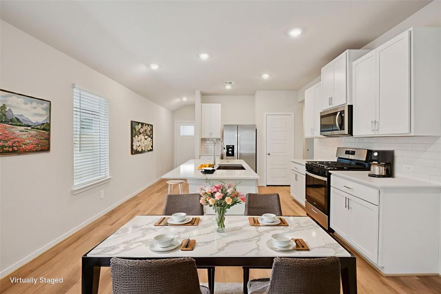 Photo is not of the actual home, but is an inspirational photo of builder’s model home and may depict options, furnishings, and/or decorator features that are not included