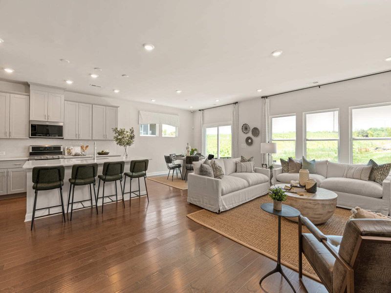 Furnished interior view inside a new home in The Coves at Lakes of Cane Bay, Summerville (Image 12).