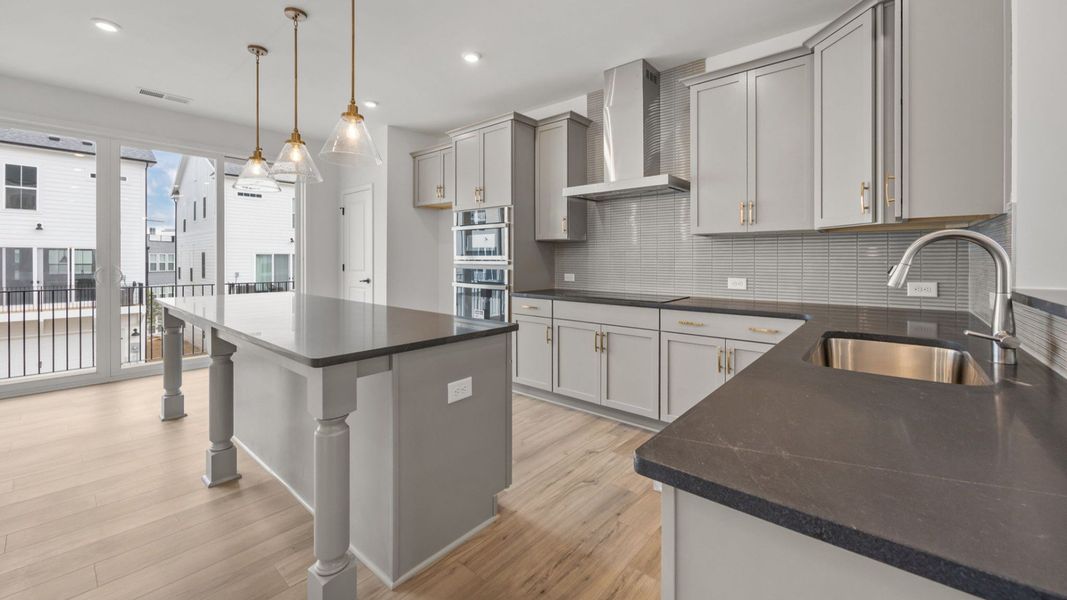 The Landon Plan in River District by DBR Homes in Charlotte, N.C -Kitchen The Landon Plan in River District by DBR Homes in Charlotte, N.C -Kitchen