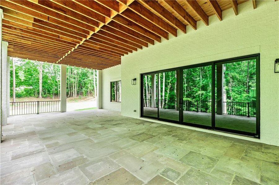 Exterior details and patio area of a home in , Newnan (Image 53).