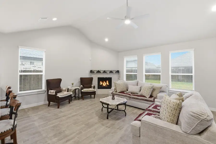 Open concept living area