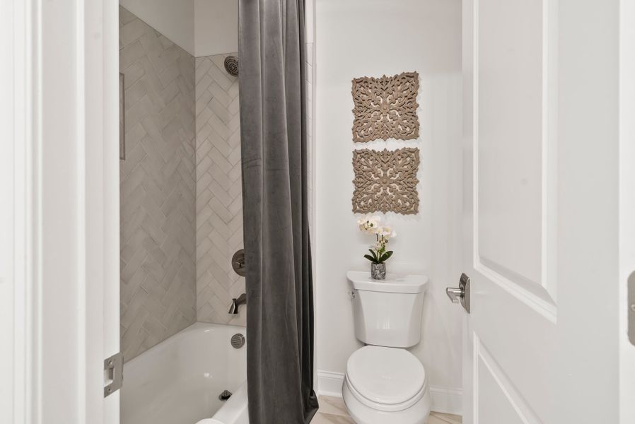 Representative furnished interior of a home built from the The Hickory by The Providence Group in Promenade at Sawnee Village, Cumming (Image 39).