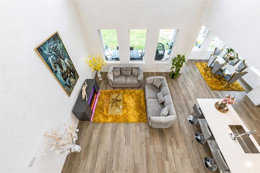 Furnished interior view inside a new home in Harvest Green, Richmond (Image 24).