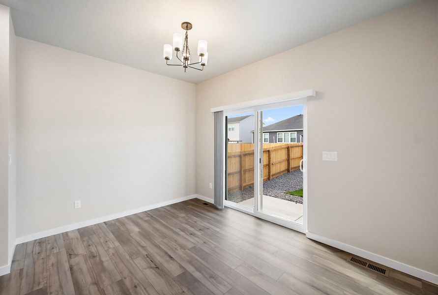 Spacious, unfurnished interior of a new home in The Glen, Colorado Springs (Image 22). Spacious, unfurnished interior of a new home in The Glen, Colorado Springs (Image 22).