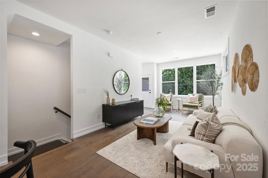 Furnished interior view inside a new home in , Charlotte (Image 12).