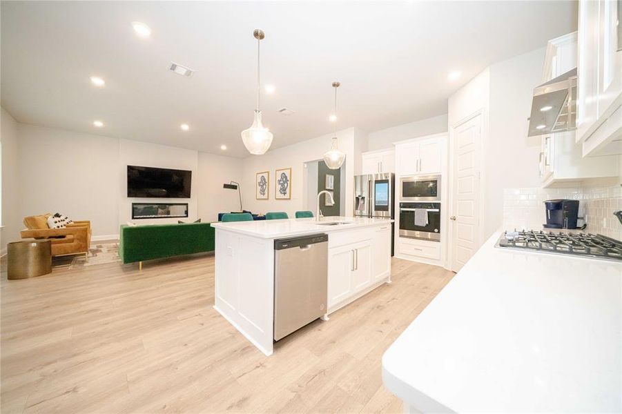 Furnished interior view inside a new home in , Little Elm (Image 28).