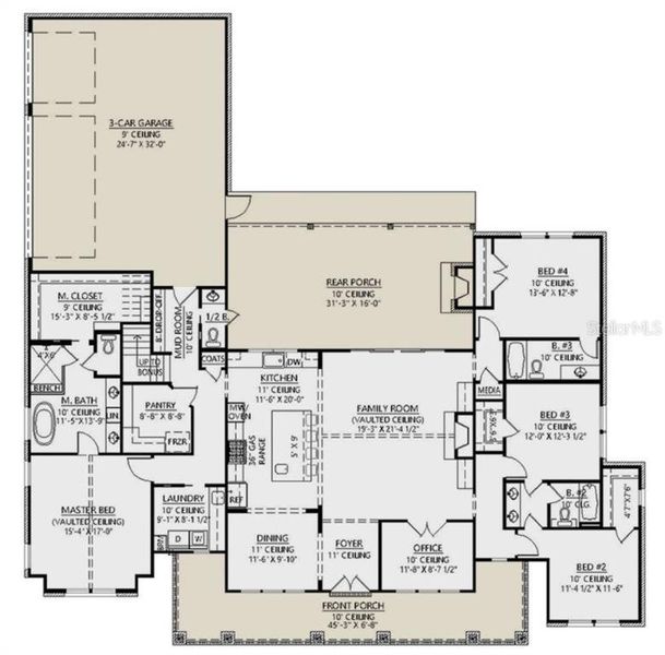 2D floor plan layout of this home in , Dade City, FL (Image 4).