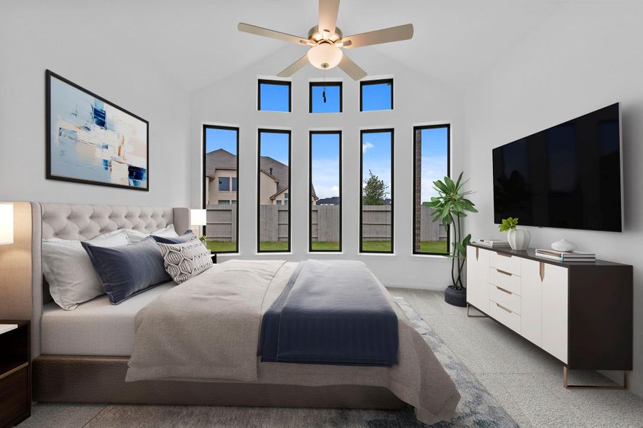 Furnished interior view inside a new home in Pomona, Manvel (Image 11). Furnished interior view inside a new home in Pomona, Manvel (Image 11).