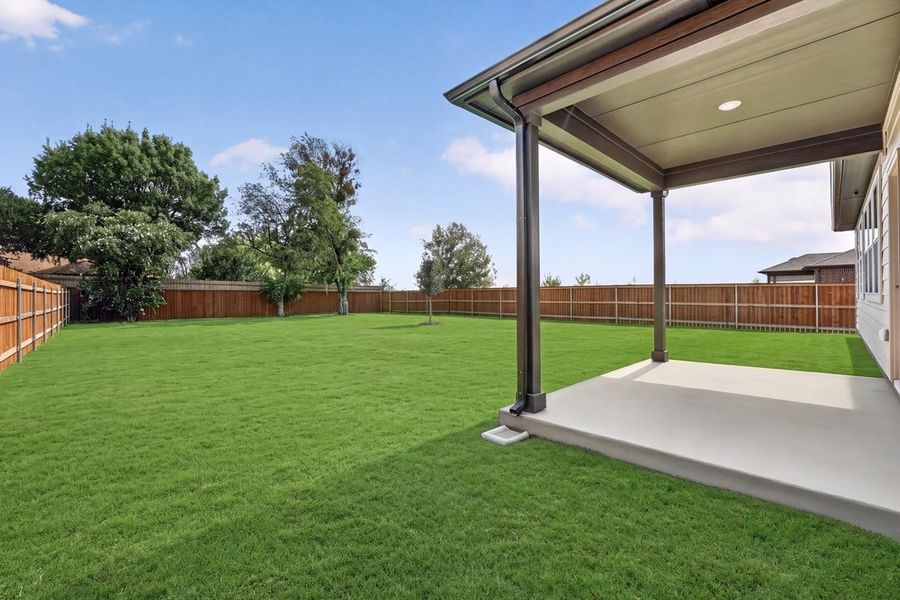 Exterior details and patio area of a home in Lisso, Pflugerville (Image 3). Exterior details and patio area of a home in Lisso, Pflugerville (Image 3).